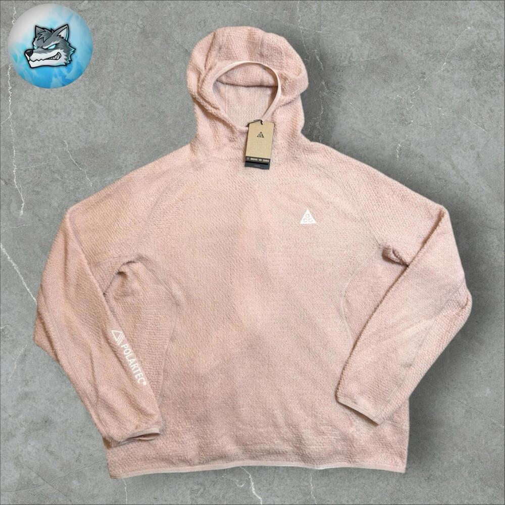 Nike ACG Wolf Lichen Polartec Fleece Hoodie‎ DV9513-601 Women’s Size XL